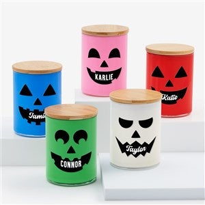 Pick a Face Pumpkin Personalized Color Splash 12oz Candle - 57845