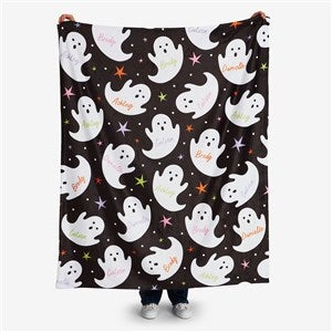 Bright Fright Ghosts Personalized Blanket - 57886