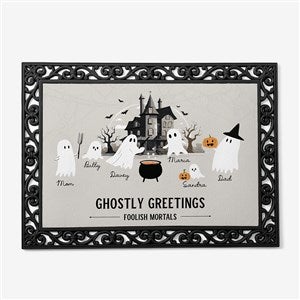 Ghostly Greetings Personalized Doormat - 57940