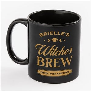 Witches Brew Personalized Black Coffee Mugs - 58501
