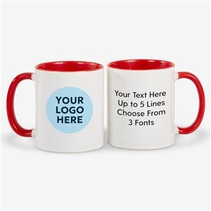 Personalized Colored Handle Coffee Mug - 58812