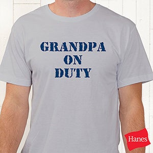 On Duty Personalized Hanes® T-Shirt