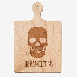 Personalized Skull Artisan Maple Paddle Board     - 59077D