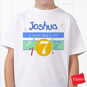 What's Your Number? Personalized Hanes® Youth T-Shirt