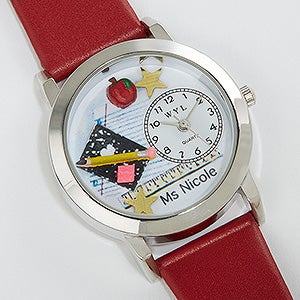 3-D Teacher Personalized Watch