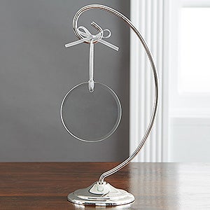 Showcase Silver Ornament Stand