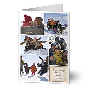 5 Photo Collage Photo Cards & Envelopes