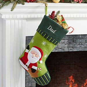 Santa- Christmas Family Stocking