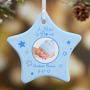 1-Sided A Star Is Born Personalized Photo Ornament