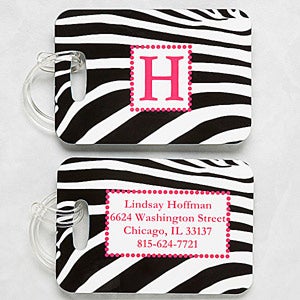 5 Designs Personalized Luggage Tag 2 Pc Set