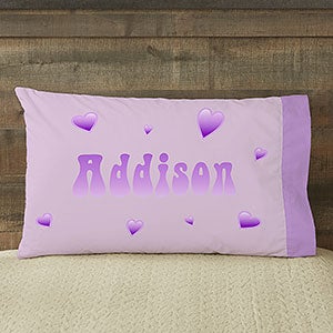 Her Sweet Heart Personalized 20 x 40 King Pillowcase