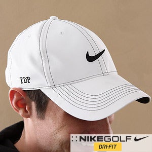 Embroidered White Nike Golf Dri-FIT® Cap