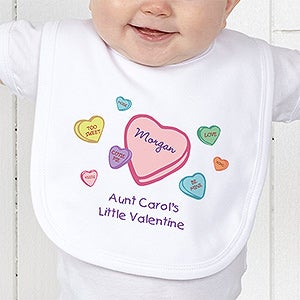 Little Valentine Personalized Bib