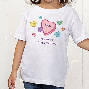 Little Valentine Personalized Toddler T-Shirt