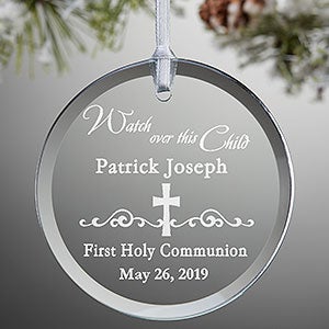 personalized first holy communion suncatcher personalized baby first christmas ornament 2019