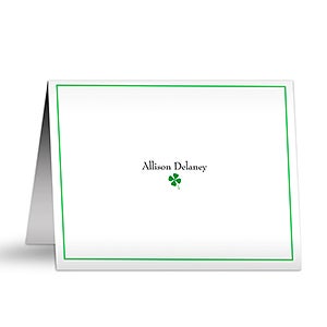 Emerald Border Note Cards & Envelopes