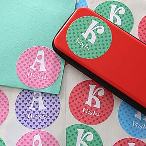 Alphabet Name Personalized Stickers