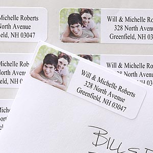 Just Us Photo Return Address Labels