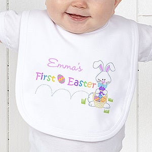 First Easter Personalized Bib