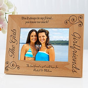 Girlfriends Personalized Picture Frame- 4 x 6