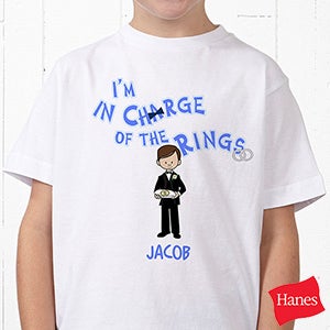 Our Ring Bearer Personalized Character Hanes® Youth T-Shirt