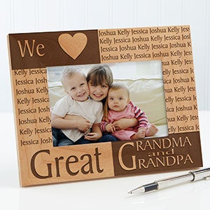 Personalized Picture Frames   Great Grandparents   4x6