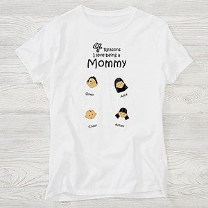 So Many Reasons Personalized Hanes Fitted Tee