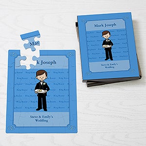 Our Ring Bearer Personalized Character 25 Pc Puzzle