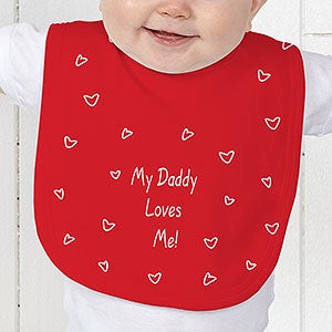 Personalized Baby Bib - Somebody Loves Me