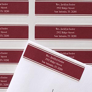 Executive Style Return Address Labels