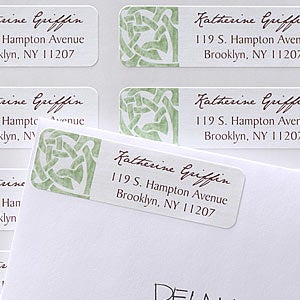 Irish Knot Return Address Labels