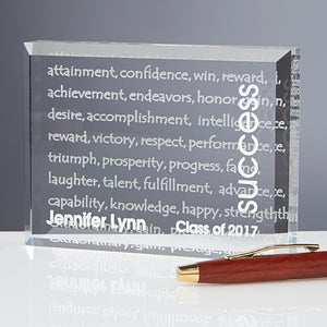 Meaning of Success Personalized Keepsake