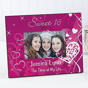 Sweet Sixteen Personalized Birthday Picture Frames