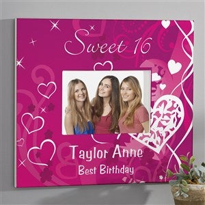 Personalized Sweet 16 Picture Frame 5x7 Wall
