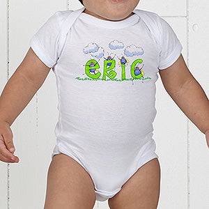 B is for Bug Personalized Baby Bodysuit