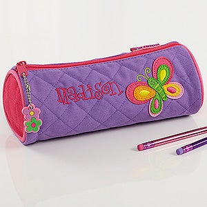 Butterfly Personalized Girls Pencil Case