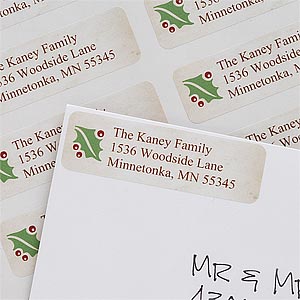 Merry Little Christmas Return Address Labels