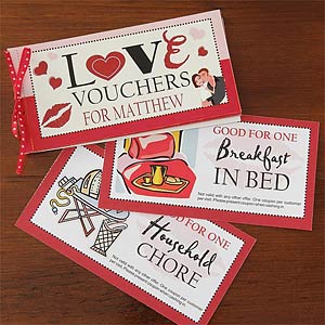 Personalized Vouchers Of Love