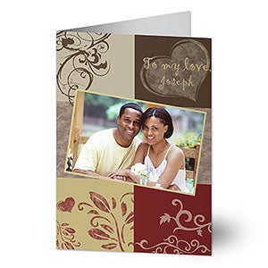 personalized romantic greeting cards to my love
