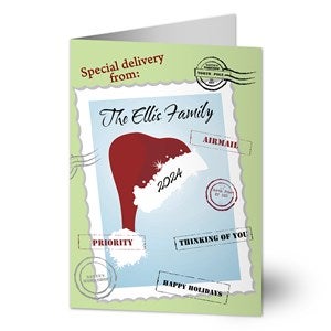 Across The Miles Christmas Greeting Card