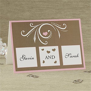 Mr. and Mrs. Personalized Greeting Card