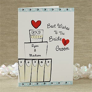 Best Wishes Personalized Greeting Card