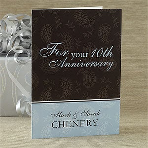For Your Anniversary Personalized Greeting Card