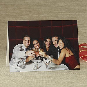 Birthday Photo Personalized Greeting Card - Horizontal