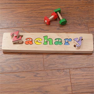 Personalized Kids Name Puzzle Board