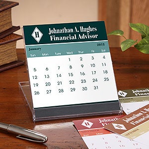 personalized executive desk calendars