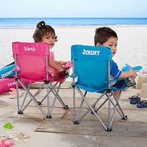 Kids Personalized Folding Chairs - Pink