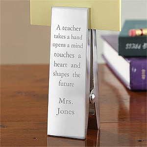 Personalized Teacher Paperweights 
