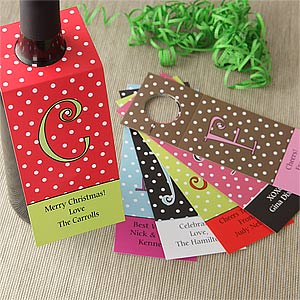 Dot To Dot Personalized Wine Bottle Tags