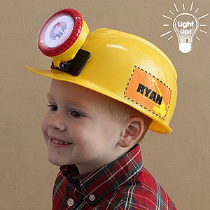 Personalized Kid's Construction Hard Hat